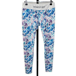 Womens Best Pattern V Back Leggings Size  Small